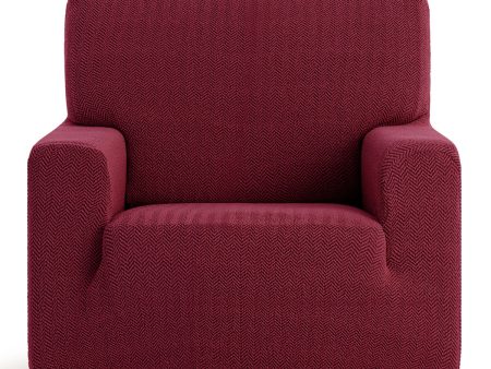 Armchair slipcovers Eysa JAZ Burgundy 70 x 120 x 130 cm Sale