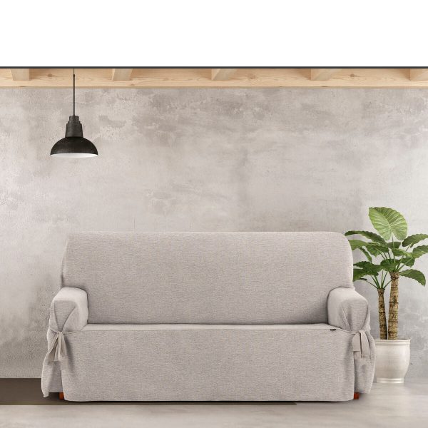 Sofa Cover Eysa VALERIA Light grey 100 x 110 x 230 cm Cheap