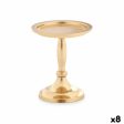 Candle Holder Golden Aluminium 10 x 12 x 10 cm (8 Units) Sale