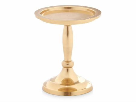 Candle Holder Golden Aluminium 10 x 12 x 10 cm (8 Units) Sale