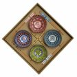 Sushi Set DKD Home Decor Multicolour Bamboo Stoneware Mandala Oriental 34 x 34 x 6,5 cm (12 Pieces) For Cheap