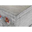 Chest DKD Home Decor Ceramic Grey White Mango wood (116 x 40 x 50 cm) on Sale