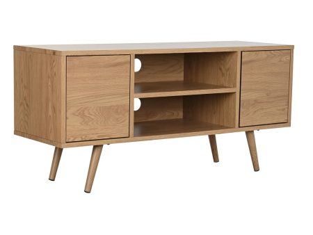 TV furniture DKD Home Decor Natural Metal MDF Wood 120 x 40 x 57 cm For Cheap