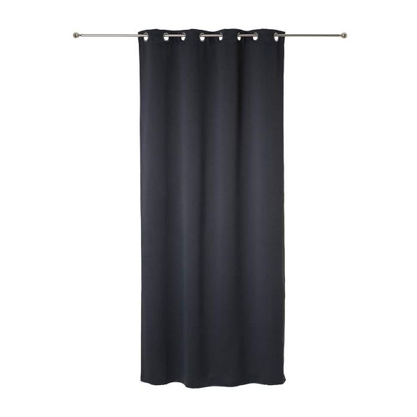 Curtain Atmosphera Dark grey Grey 260 x 140 cm on Sale