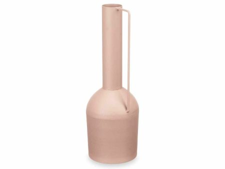 Vase Height Sand Steel 13 x 39 x 13 cm (6 Units) Discount