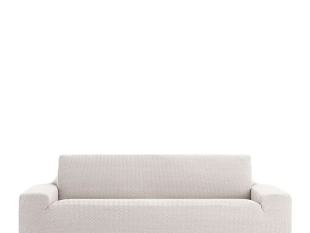 Sofa Cover Eysa JAZ White 70 x 120 x 200 cm For Cheap