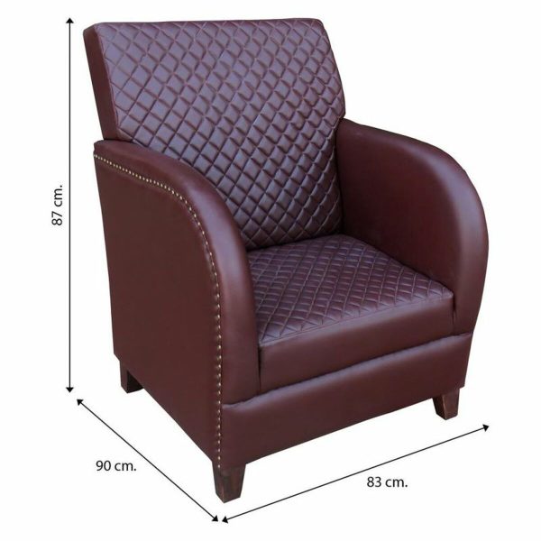 Armchair Alexandra House Living 90 x 87 x 83 cm Polyskin Online Sale