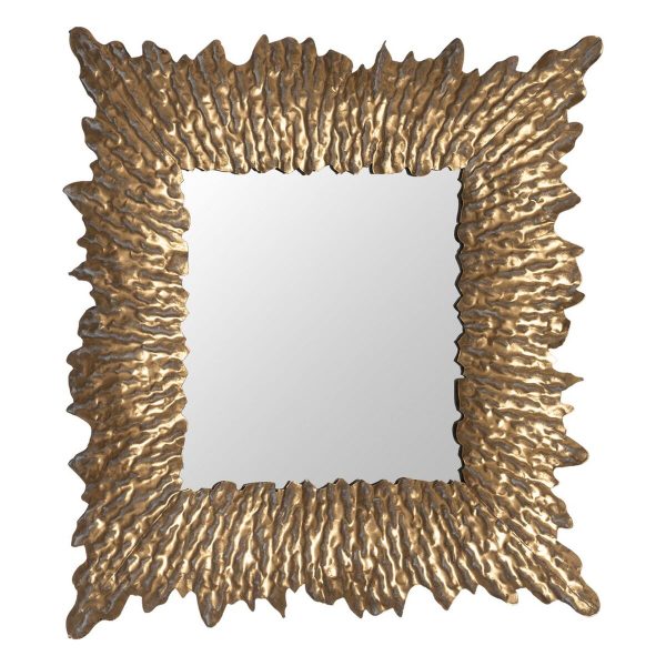 Wall mirror Golden 74 x 7,5 x 74 cm Online Sale