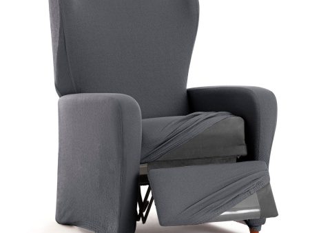 Armchair slipcovers Eysa BRONX Dark grey 90 x 100 x 75 cm Online Hot Sale