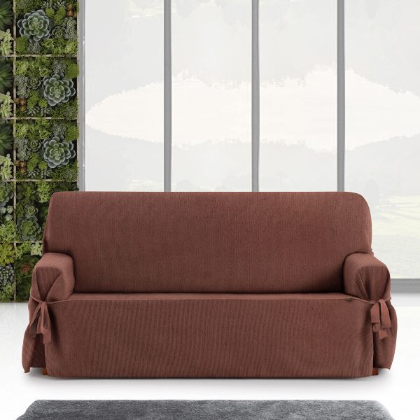 Sofa Cover Eysa MID Terracotta 100 x 110 x 230 cm Hot on Sale