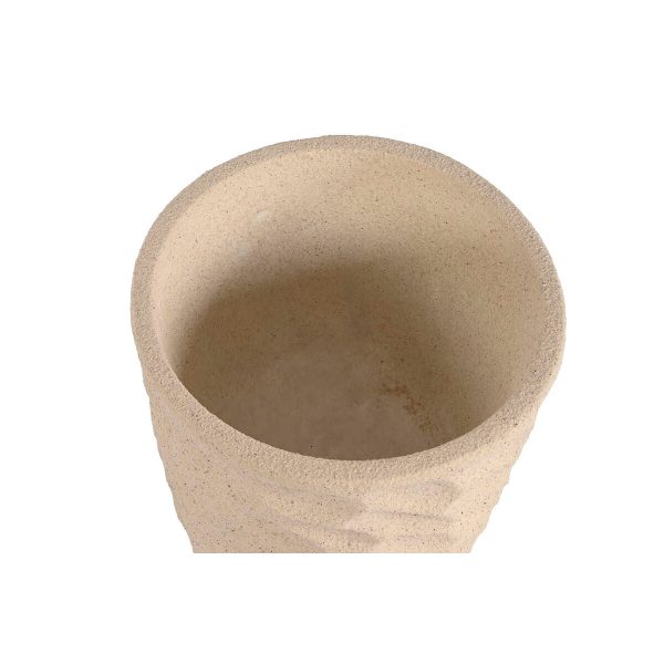 Planter Home ESPRIT Beige Fibreglass Scandinavian 36,5 x 36,5 x 63 cm Online Hot Sale