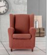 Armchair slipcovers Eysa TROYA Orange 80 x 100 x 90 cm For Discount