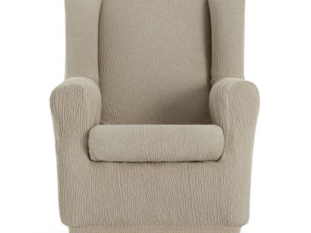 Armchair slipcovers Eysa TROYA Light brown 80 x 100 x 90 cm Online