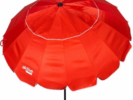 Sunshade Aktive Red Aluminium 240 x 235 x 240 cm (6 Units) Online now