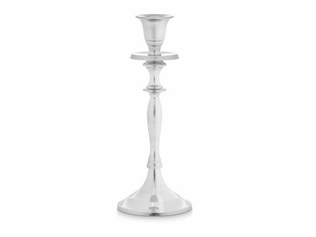 Candle Holder Silver Aluminium 4,5 x 23 x 8 cm (8 Units) Online Hot Sale