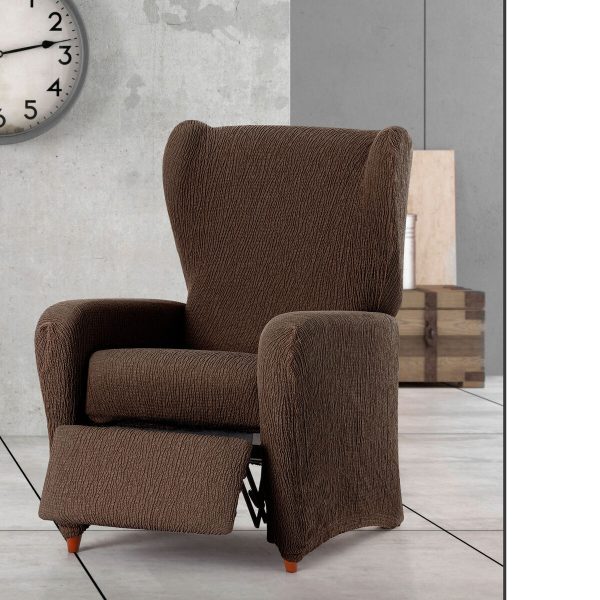 Armchair slipcovers Eysa TROYA Brown 90 x 100 x 75 cm on Sale