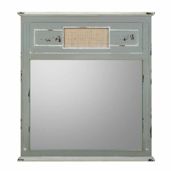 Wall mirror Alexandra House Living Grey 3 x 76 x 70 cm Rectangular Online now