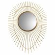 Wall mirror Alexandra House Living Golden 6 x 105 x 77 cm Circle Online now