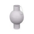 Vase Sphere Grey Steel 15 x 23 x 13 cm (6 Units) on Sale