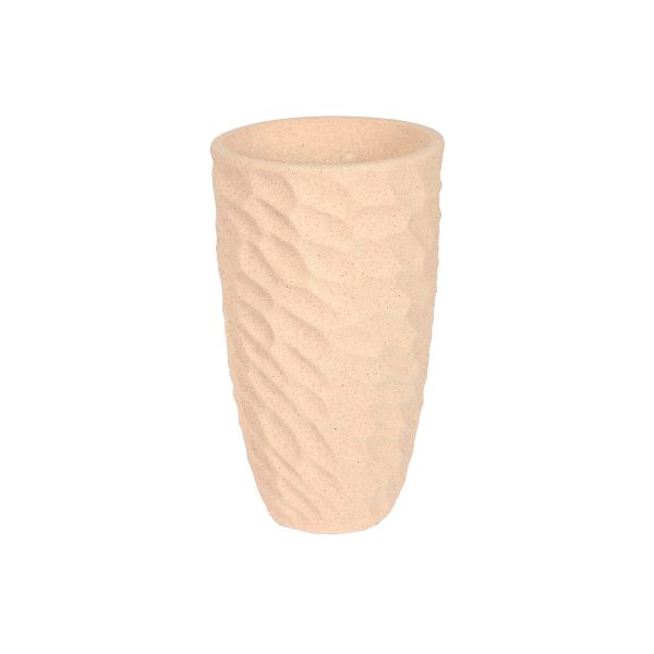 Planter Home ESPRIT Beige Fibreglass Scandinavian 36,5 x 36,5 x 63 cm Online Hot Sale