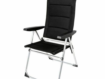 Beach Chair Aktive Deluxe Foldable Black 49 x 123 x 67 cm (2 Units) For Discount