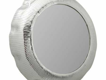 Wall mirror Alexandra House Living Silver 76 x 11 x 76 cm Circle For Discount