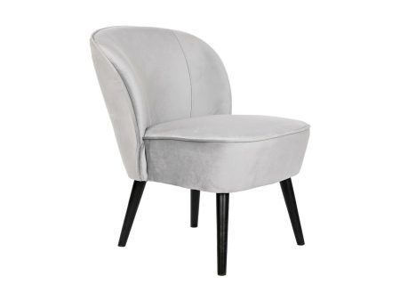 Armchair DKD Home Decor Black Grey Wood 59 x 66 x 76 cm Online Sale