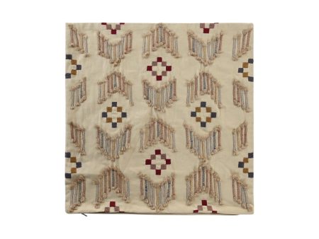 Cushion cover DKD Home Decor Beige 50 x 1 x 50 cm For Discount