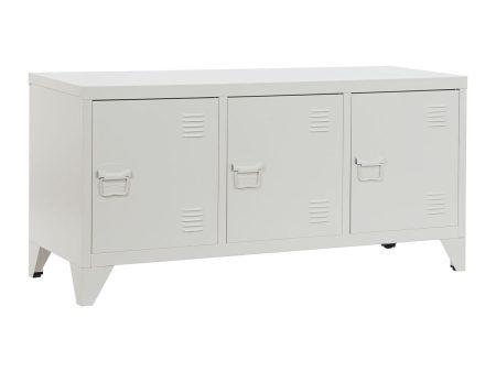 TV furniture Home ESPRIT White Metal 120 x 40 x 58 cm Sale