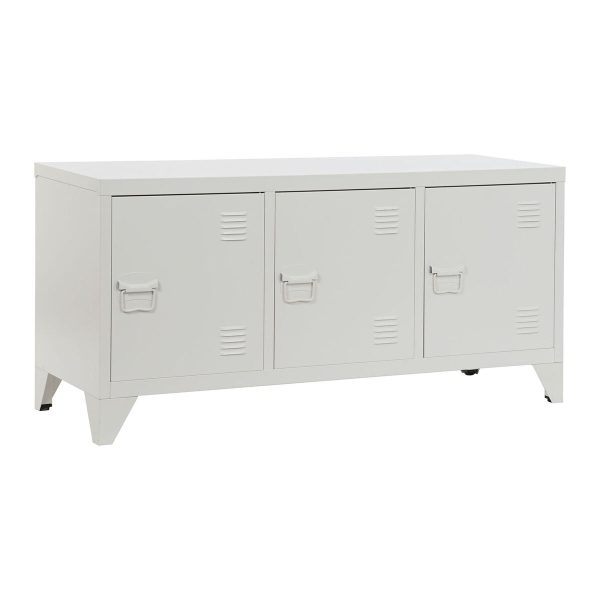 TV furniture Home ESPRIT White Metal 120 x 40 x 58 cm Sale