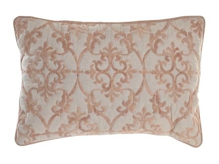 Cushion DKD Home Decor 60 x 15 x 40 cm 60 x 1 x 40 cm Beige Aluminium Traditional Hot on Sale