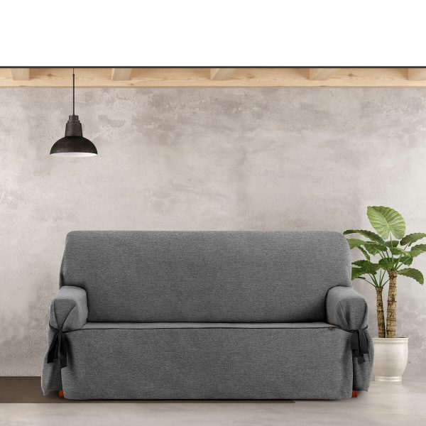 Sofa Cover Eysa VALERIA Dark grey 100 x 110 x 230 cm For Cheap