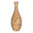 Vase Natural Natural Fibre 26 x 26 x 60 cm Cheap