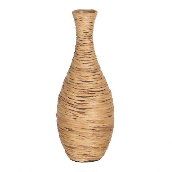 Vase Natural Natural Fibre 26 x 26 x 60 cm Cheap