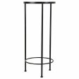 Flower Pot Stand Alexandra House Living Black Iron Tile 30 x 68 x 30 cm 3 Pieces Supply