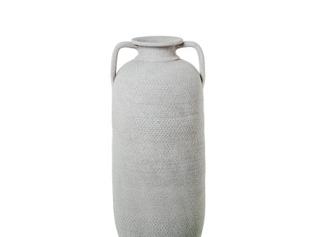 Vase Alexandra House Living White Ceramic 26 x 60 x 26 cm on Sale