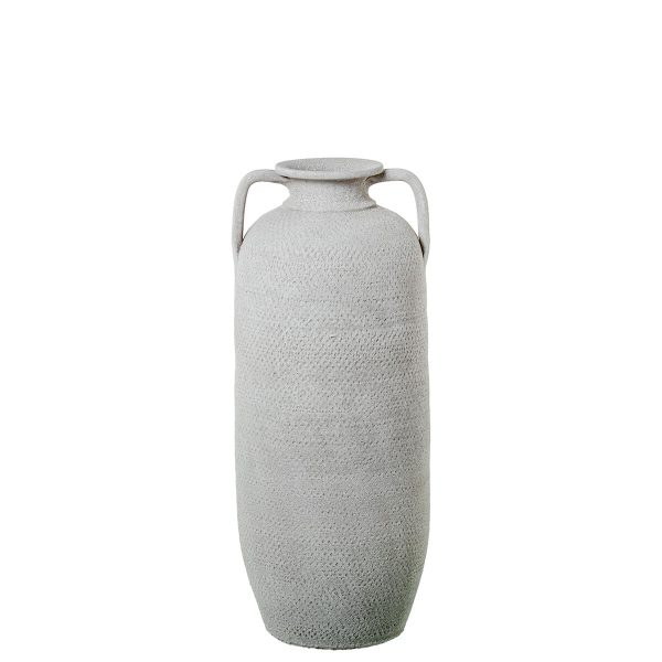 Vase Alexandra House Living White Ceramic 26 x 60 x 26 cm on Sale