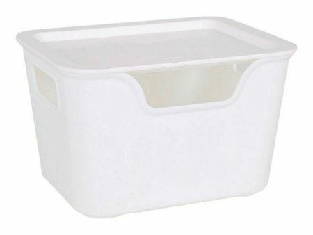 Storage Box with Lid Bella Anthracite 17,9 x 13,9 x 11,2 cm (12 Units) (18 x 14 x 11 cm) Online now