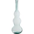 Vase Alexandra House Living Transparent Crystal 35 x 100 x 35 cm Online Hot Sale