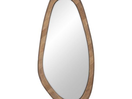 Wall mirror Natural 40,5 x 2 x 85 cm Hot on Sale