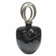 Vase DKD Home Decor Crystal Silver Black Aluminium Modern (23 x 13 x 41 cm) Online