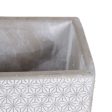 Planter Grey Cement 17 x 17 x 17 cm Discount