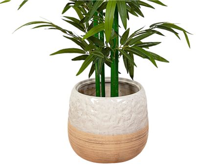 Planter Romimex Beige Ceramic 20 x 18 x 20 cm Supply