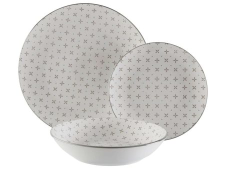 Tableware Versa Adela 18 Pieces Porcelain Online Sale