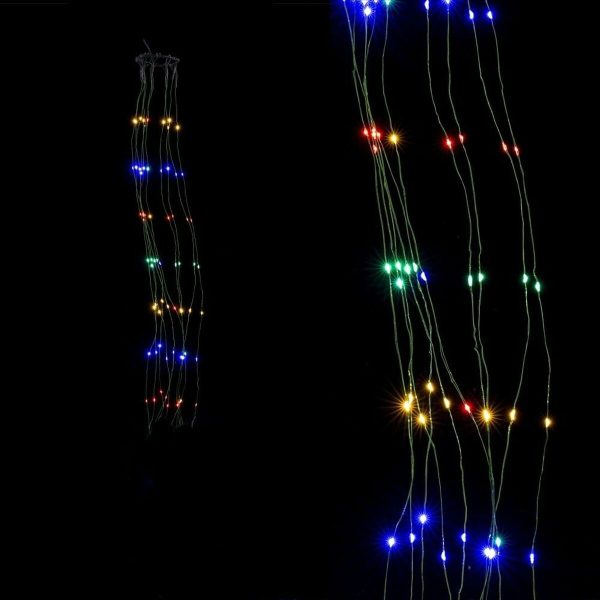 Wreath of LED Lights Multicolour 5 W Christmas Online now