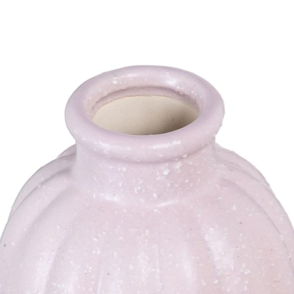 Vase Light mauve Ceramic 11 x 11 x 12 cm For Sale