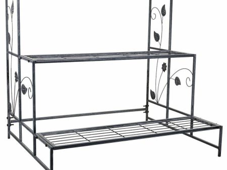 Flower Pot Stand Alexandra House Living Grey Iron 66 x 74 x 80 cm Online now