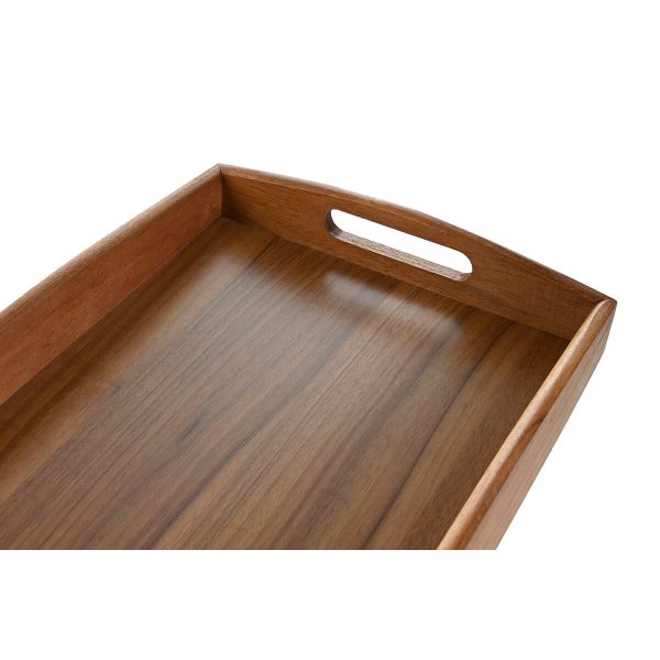 Tray Home ESPRIT Natural Acacia 39,5 x 25,5 x 5,5 cm Online now