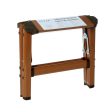 Folding Stool Alexandra House Living Brown 33 x 29 x 16 cm Online