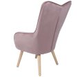 Armchair Alexandra House Living Pink 65 x 99 x 71 cm For Discount